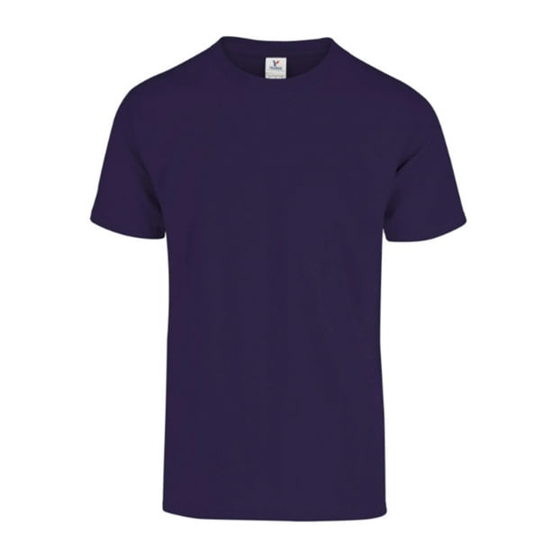 Playera Peso Completo para Caballero Color Morado Tamano Grande Yazbek C0300 Walmart en linea