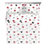 Saturday Park Mickey Mouse Sheet Set, Full - Walmart.com