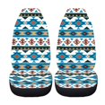 thumbnail image 5 of XYZCANDO Easy to Install Car Seat Covers SUV Sedan Truck, All-Season Breathable Front Seat Cover 2 pcs Polyester Geometric Patterns, 5 of 10
