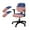 American Flag, variant on SCRAWLGOD Yellow Camouflage 4 Pcs Set Removable Office Chair Cover with Arm Rest Protector Stretch Swivel Chair Covers Comfy Universal High Back Chair Slipcover
