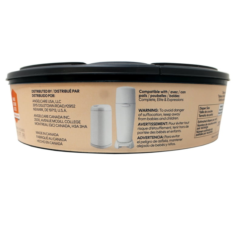 4 Pack - Diaper Genie Bags Refills, Clean Laundry Scent, with Max