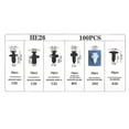 thumbnail image 4 of VONKY 100pcs Auto Fastener Clip Car Body Push Retainer Pin Rivet Bumper Door Trim Panel Retainer, with Box, 4 of 9
