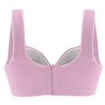thumbnail image 3 of Womens Full Support Bras, Wireless Bra Full Coverage Seamless Support Push Up Bras for Women No Underwire Comfort V Neck Everyday Bralettes S-3XL, 3 of 6
