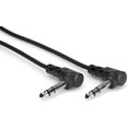 thumbnail image 1 of Hosa Balanced Interconnect Cable - Right-Angle 1/4" TRS to Right-Angle 1/4" TRS, 10', 1 of 1