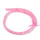 thumbnail image 2 of Natural White Jade Beads Round Dyed Pearl Pink 6mm Hole: 1mm about 58~61pcs/strand 37.5~38.5cm, 2 of 3