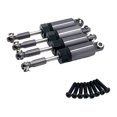 thumbnail image 1 of Xingzhi 4piece 1/18 Front Rear Shock Absorber Aluminum Alloy Wear-resistant Rc Front Rear Shock Absorber For HS 18301 RC Car Part Titanium, 1 of 6