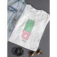 thumbnail image 3 of Catctus Kawaii Cat Cactus T-Shirt Women -Image by Shutterstock, Female Small, 3 of 4