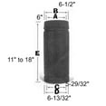 thumbnail image 2 of 6" Double Wall Adjustable Length - Model DSP6AL-1, 2 of 2