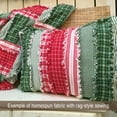 thumbnail image 6 of JCS Perfect Green White Stripe Homespun Cotton Fabric Sold by the Yard, 6 of 9