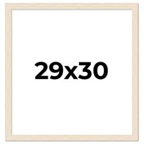 29x30 Frame White Real Wood Picture Frame Width 1.5 inches | Interior Frame Depth 0.5 inches | Barn