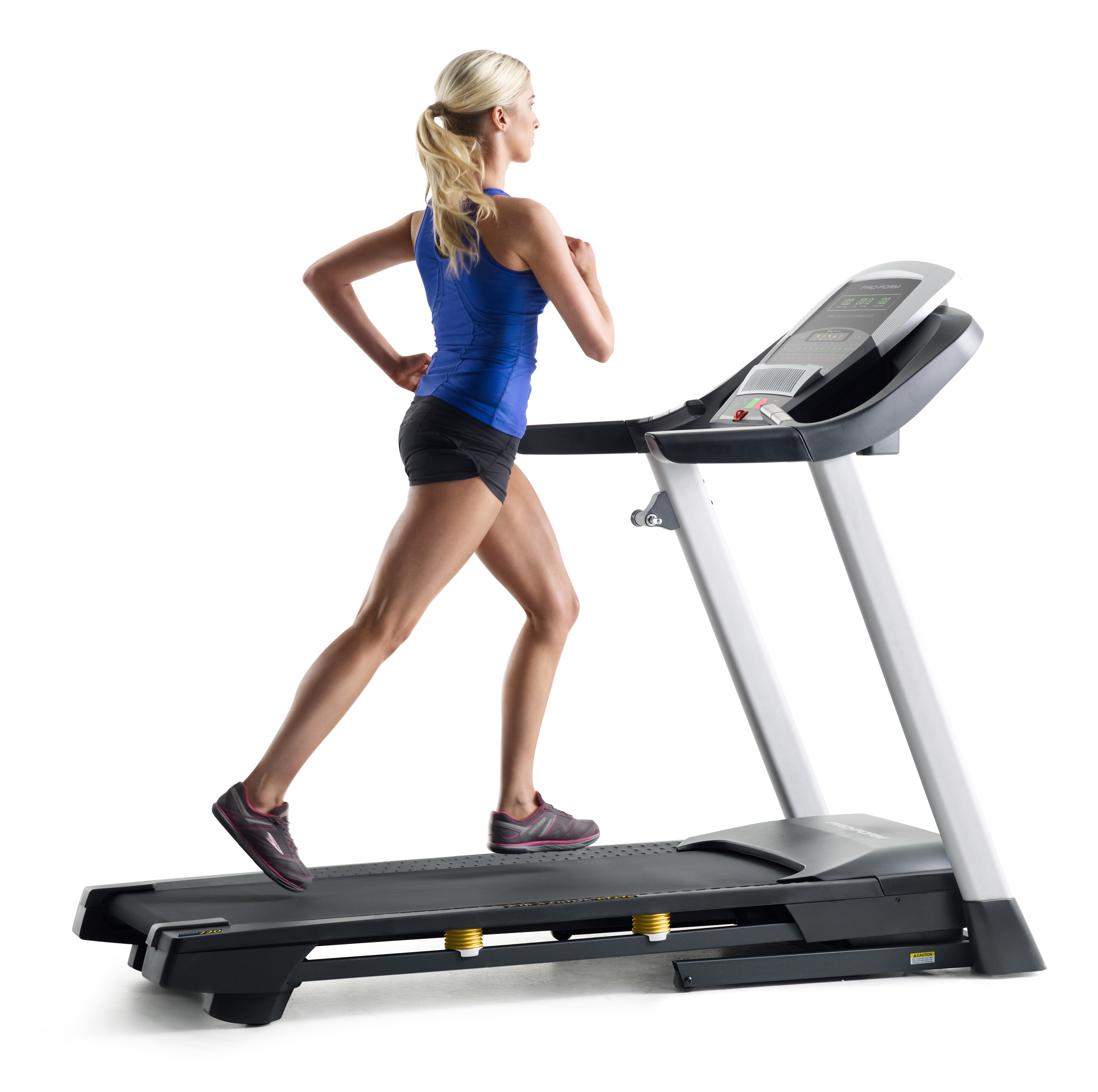 ProForm Trainer 720 Folding Treadmill with 10% Incline Training, 10 MPH Speed Controls