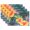 B979, variant on Ryvnso Placemats Set of 4 Elegant Tropical Dining Mats Heat-Resistant Non-Slip Washable Table Mat