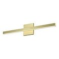 thumbnail image 1 of Dainolite Arandel 1-Light 18W Modern Metal Vanity Light in Aged Brass, 1 of 2