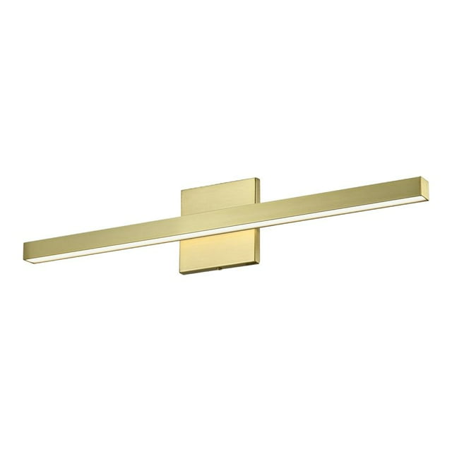 Dainolite Arandel 1-Light 18W Modern Metal Vanity Light in Aged Brass