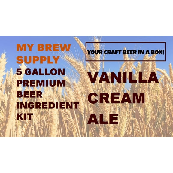 Vanilla Cream Ale MBS Advanced All Grain 5 gal Beer Ingredient Kit by My Brew Supply