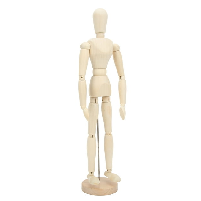 Wooden Mannequin, Wooden Figures Puzzles Toy Develop Hands On Ability Flexible Rotating For Bedside Tables For Desks For Bookshelves