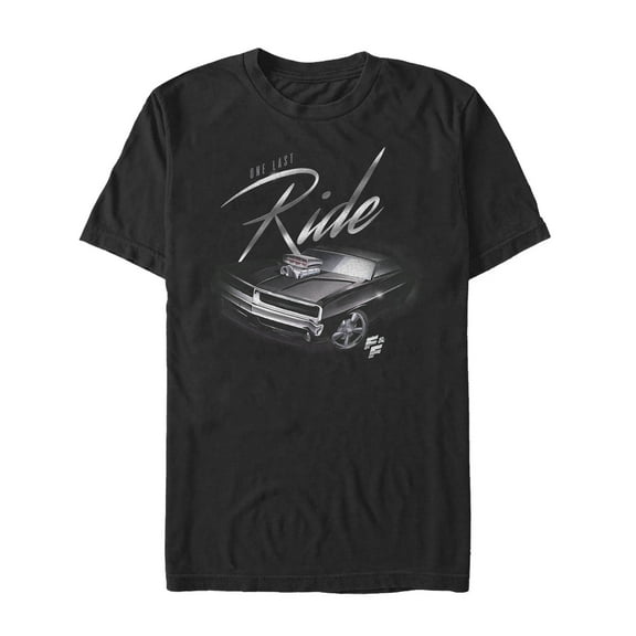Men's Fast & Furious One Last Ride Cursive Graphic Tee Black 3X Large