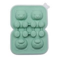 thumbnail image 2 of Bear Ice Mold 4 Grids, Ice Cube Trays Mold to Make Lovely 3D DIY Drink Ice Coffee Juice Cocktail. Bear Silicone Molds for Christmas Party Kids Cake Decoration. Candy Soap Candle Mold, 2 of 8