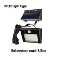 thumbnail image 2 of Billuyoard Luz alimentada por energía Solar 30 luces LED lámpara de jardín a prueba de humedad luz solar Sensor de movimiento PIR, 2 of 6