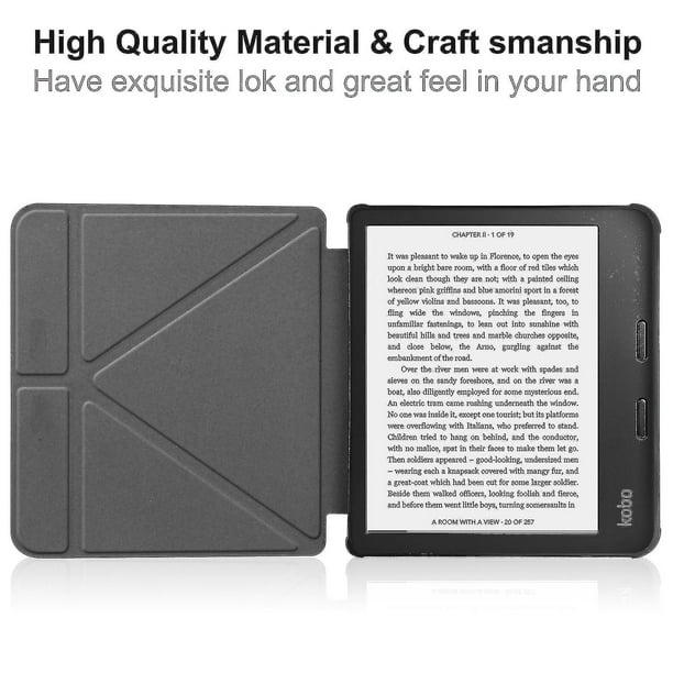 Case Compatible With Kobo Libra 2 - Book Style Pu Leather E-reader