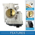 thumbnail image 3 of 1 Pcs Throttle Body for Ford Fusion 2.3L L4 - Gas 2006-2009 Replace No.6E5Z-9E926-BA, 3 of 6