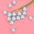 thumbnail image 4 of 50G Non Porous Imitation Pearls Decoration Hair Supplies Jewelry Accessories(Light Green), 4 of 8