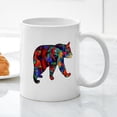 thumbnail image 3 of CafePress - BEAR PAINTED Mugs - 11 oz Ceramic Mug - Novelty Coffee Tea Cup, 3 of 4