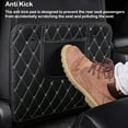 thumbnail image 2 of Kids Car Seat Protector Anti Mud Kick Mats Leather Cushion Dustproof Cover Bag Pocket Organizer Vehicle Fitting, 2 of 10