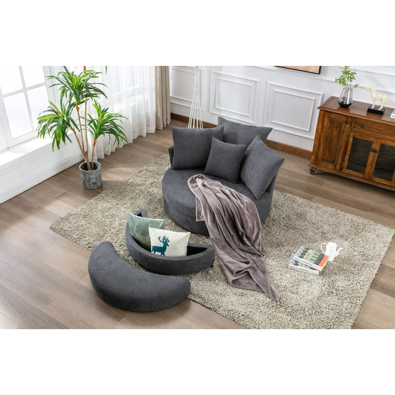 Structube round online chair