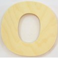 thumbnail image 4 of Package of 1, 8 Inch X 3/4" Thickness Baltic Birch Wood Letter O in The Arial Font, Thick, Upper Case for Art & Craft Project, Made in USA, 4 of 4