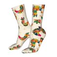 thumbnail image 5 of Salouo Boho Chicken Pattern Fun Novelty Crew Socks,Casual Athletic Socks Neutral Socks, 5 of 7