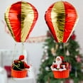 thumbnail image 3 of YIEMEEN Santa Hot Air Balloon Mall Suspended Ceiling Decoration Supplies for Birthday Party Home Festival Ornament 900mm, 3 of 11