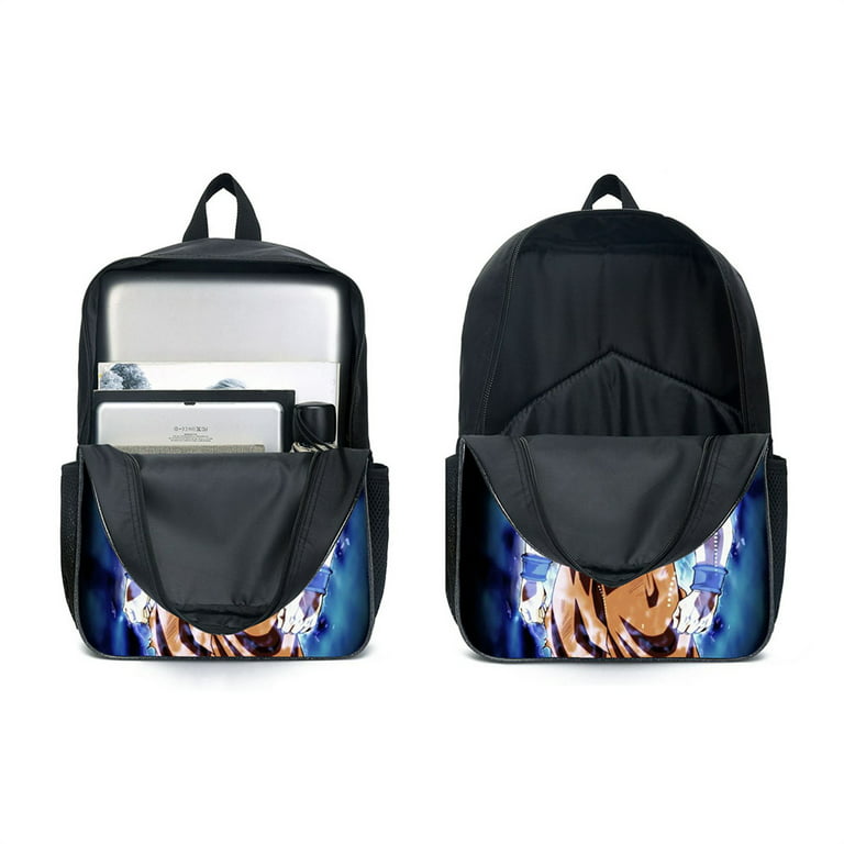 3pcs/Set Dragon Ball Z Son Goku Backpack Children's 3D Cartoon Schoolbag  for Primary School Comfortable Backpack-G 