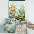 thumbnail image 2 of Designart 'Still Life Of Colorful Wildflowers With Leaves III' Traditional Framed Canvas Wall Art Print, 2 of 5