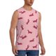 thumbnail image 2 of Fotbe Dachshund Dog Puppy Men's Camiseta sin Mangas Estampada para Hombres, Playera Casual para Gimnasio, Entrenamiento, Playa-Small, 2 of 7
