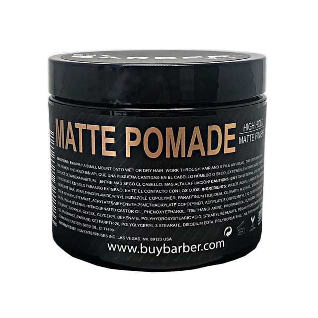 Cera para Cabello Buy Barber Matte Sin Brillo Base Agua Fijación Fuerte