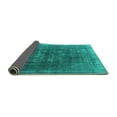 thumbnail image 2 of Ahgly Company Indoor Rectangle Oriental Turquoise Blue Industrial Area Rugs, 8' x 12', 2 of 4
