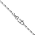 thumbnail image 4 of 14K White Gold Wg 1.45mm D/C Cable Chain (24 X 1.45) Made In South Africa pen146-24, 4 of 5