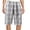 13 White/Black, variant on Men's Plaid Checkered Multi Pocket Elastic Waist Lightweight Casual Cargo Shorts (24 Gray/Black/White, 2XL)