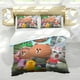 thumbnail image 5 of Brown y Amigos Conjunto de sábanas temático, trío de piezas, cómodo y amigable con la piel, diseño único, regalo de decoración para el hogar para familiares, amigos y fans,140cm *210cm, 5 of 6