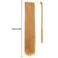 thumbnail image 3 of xiaxaixu Extensions de Cheveux Queue de Cheval Longue Naturelles Douces à Enrouler Droites à Clip pour Femmes, 3 of 8