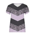 thumbnail image 4 of DPTALR T-shirt Imprimé pour Femmes Col en V Ample, 4 of 4