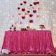 thumbnail image 5 of Mantel Poise3eHome con lentejuelas rosa intenso, 152 x 305 cm, rectangular, 5 of 7