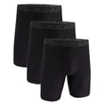 thumbnail image 1 of UNDER ARMOUR Hombre Calzoncillos, Paquete de 3 - Performance Tech Long Boxer Solid 9 in, elástico, color sólido Negro XL (X-Large), 1 of 3
