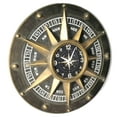 thumbnail image 1 of Wall clock - Compass Metal Wall Clock, 1 of 8