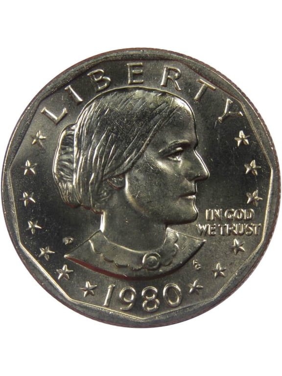 1980 D Susan B Anthony Dollar BU Uncirculated Mint State SBA $1 US Coin
