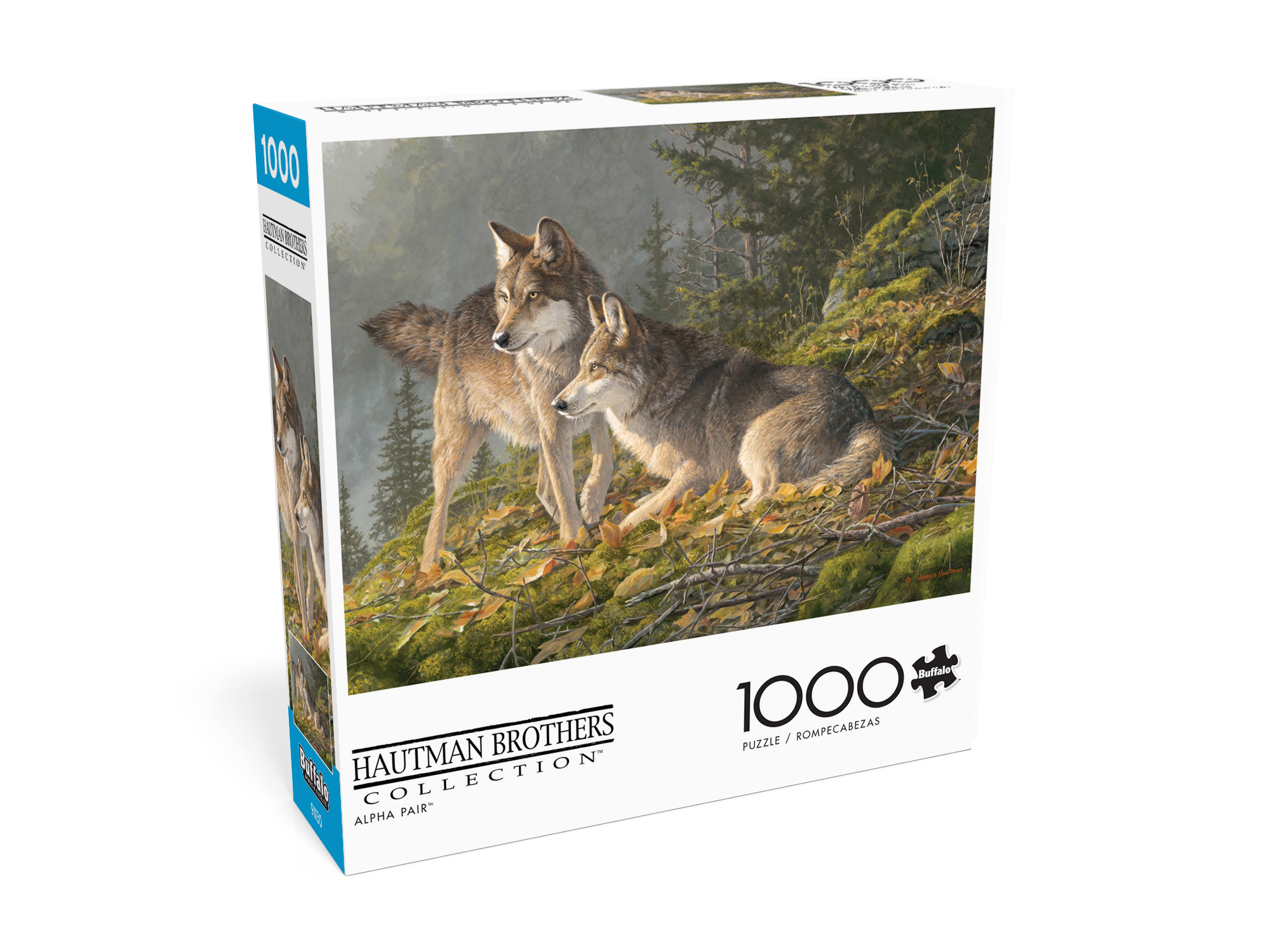 Buffalo Games Puzzle 'Fearless' – 1000 Teile, Tiger-Motiv, Von Hautman Brothers