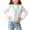 Light Blue, variant on Pretxorve Kids Girls Jacket Colorblock Solid Sleeveless Button Front Tank Outerwear Sizes 18M-9Y