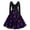 Purple #046, variant on Halloween Dresses for Women Pumpkin Candy Long Sleeve 1950s Cocktail Funny Dress V Neck Hepburn Fall Classic Dresses with Belt 5XL