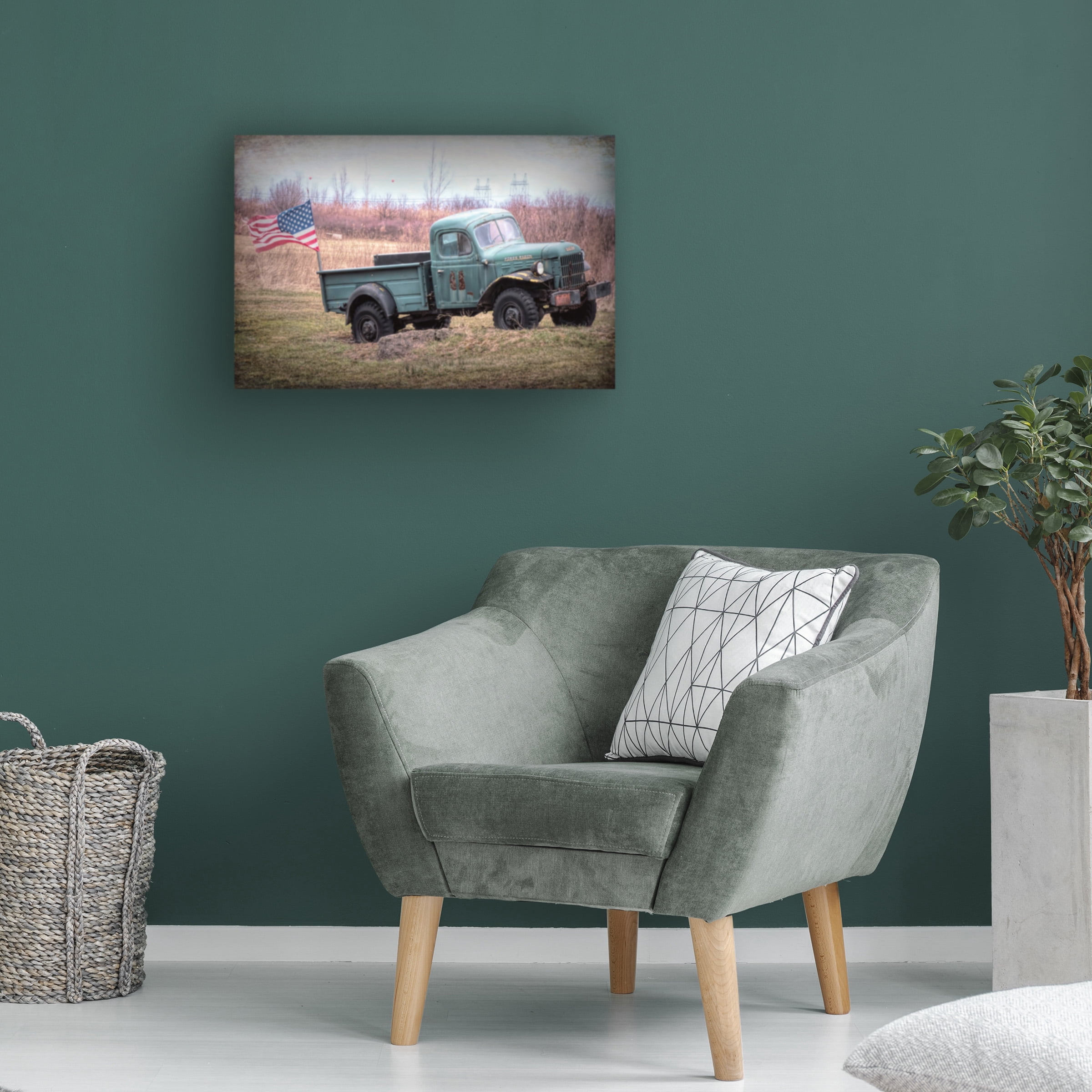 Leslie Montgomery 'American Power' Canvas Art